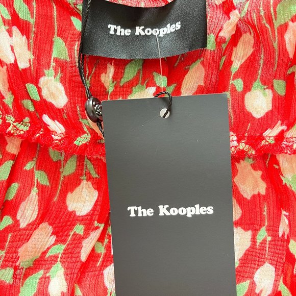 The Kooples Red Rosa Floral Tank Top (NWT) - Picture 13 of 15